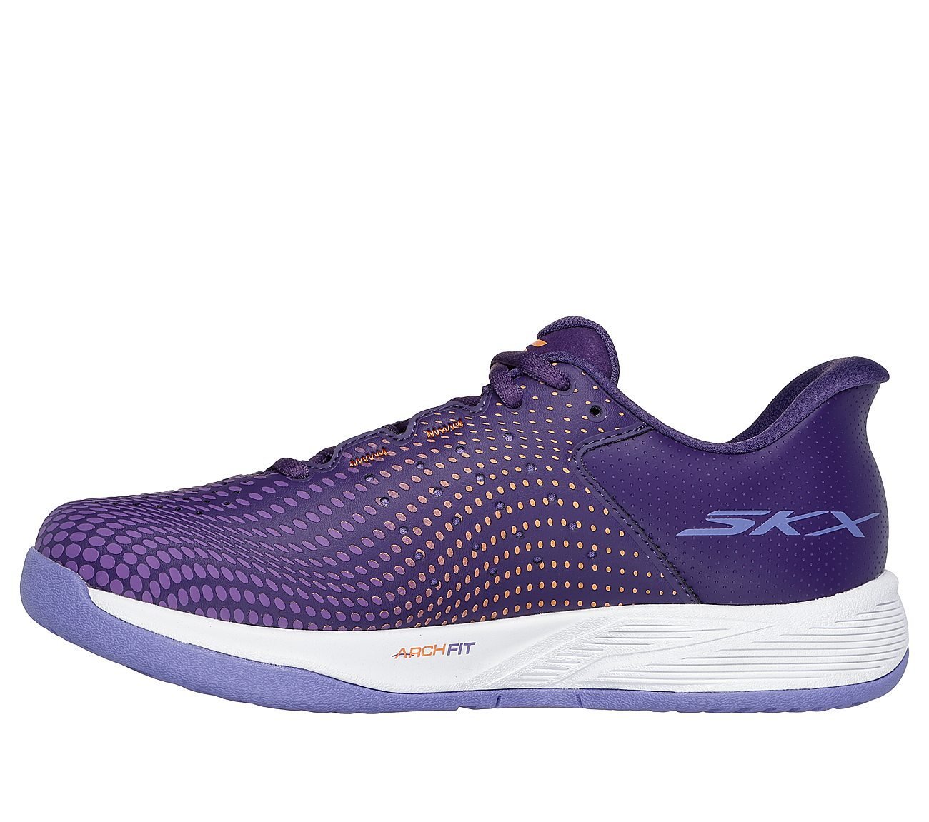 SKECHERS VIPER COURT RELOAD, PURPLE CORAL Footwear Left View