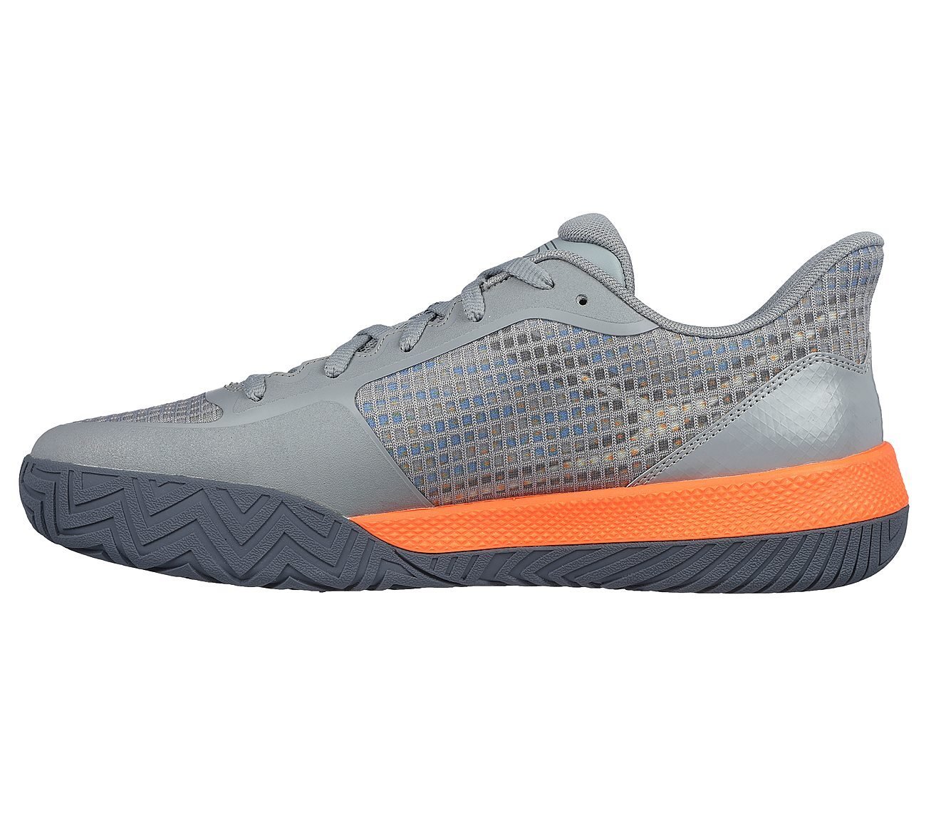 Skechers Viper Court Pro - Pickleball, GRAY/ORANGE Footwear Left View