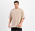 OVERSIZED SKECHERS T-SHIRT, NATURAL/SILVER