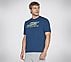 SKECHERS SPORT COURT T-SHIRT, BROWN