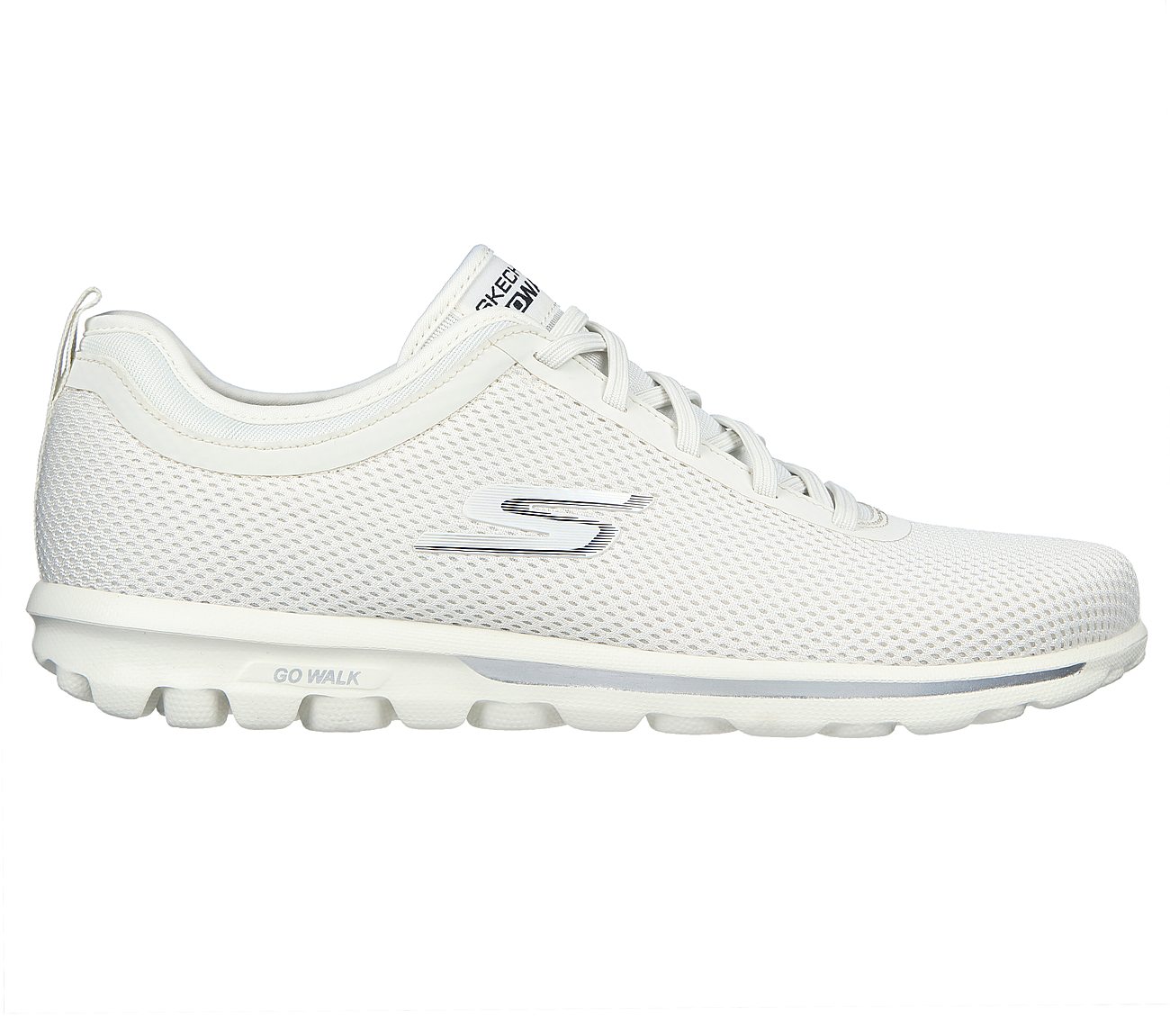 Skechers White Walk Classic Mens Lace Up Shoes - Style ID: India