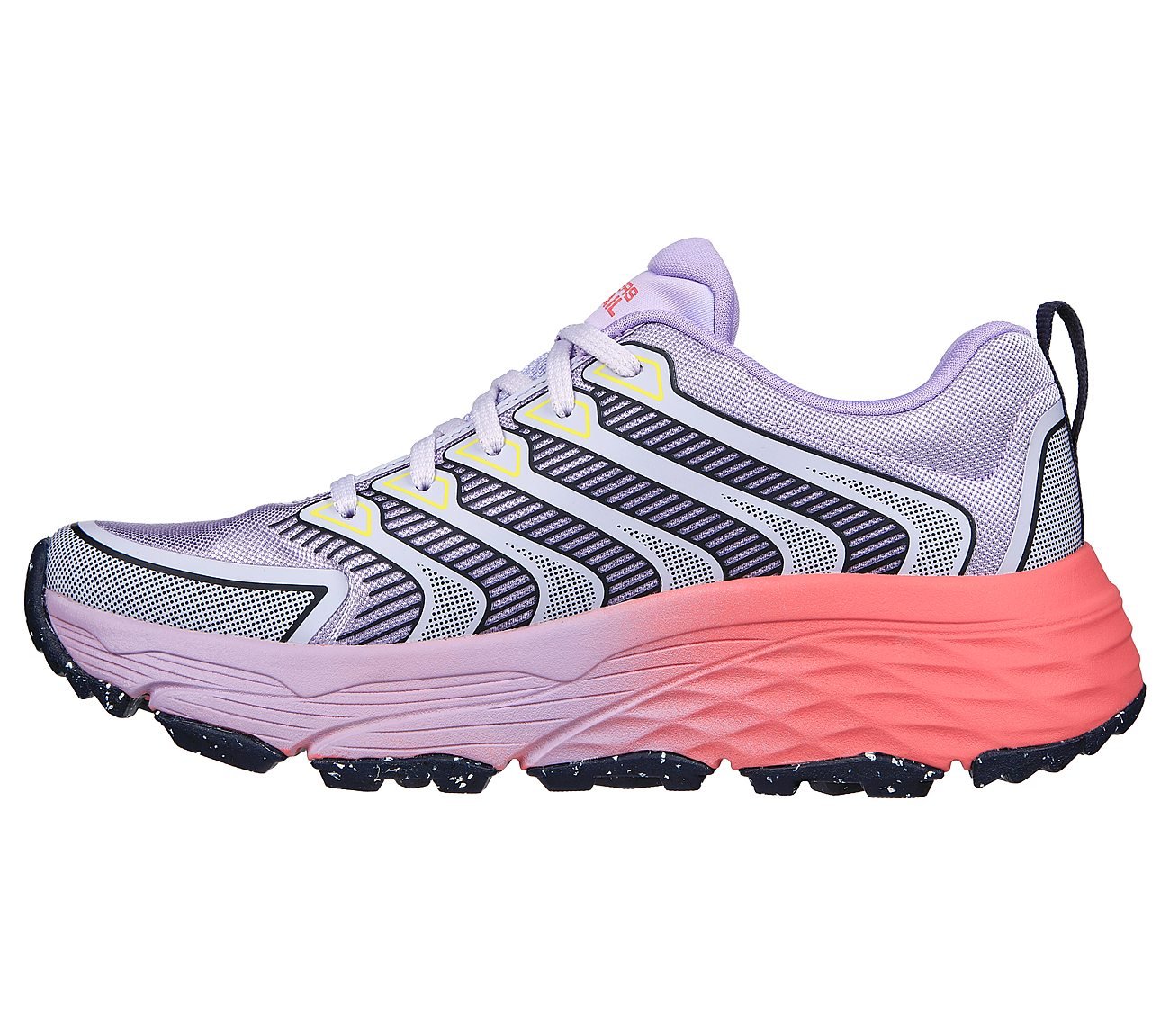 MAX CUSHIONING ELITE TRAIL, LAVENDER/MULTI Footwear Left View