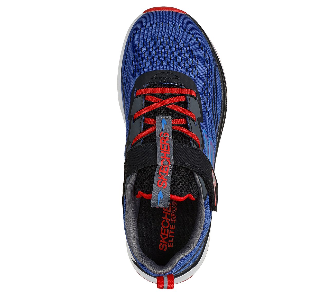 ELITE SPORT PRO, ROYAL BLACK Footwear Top View