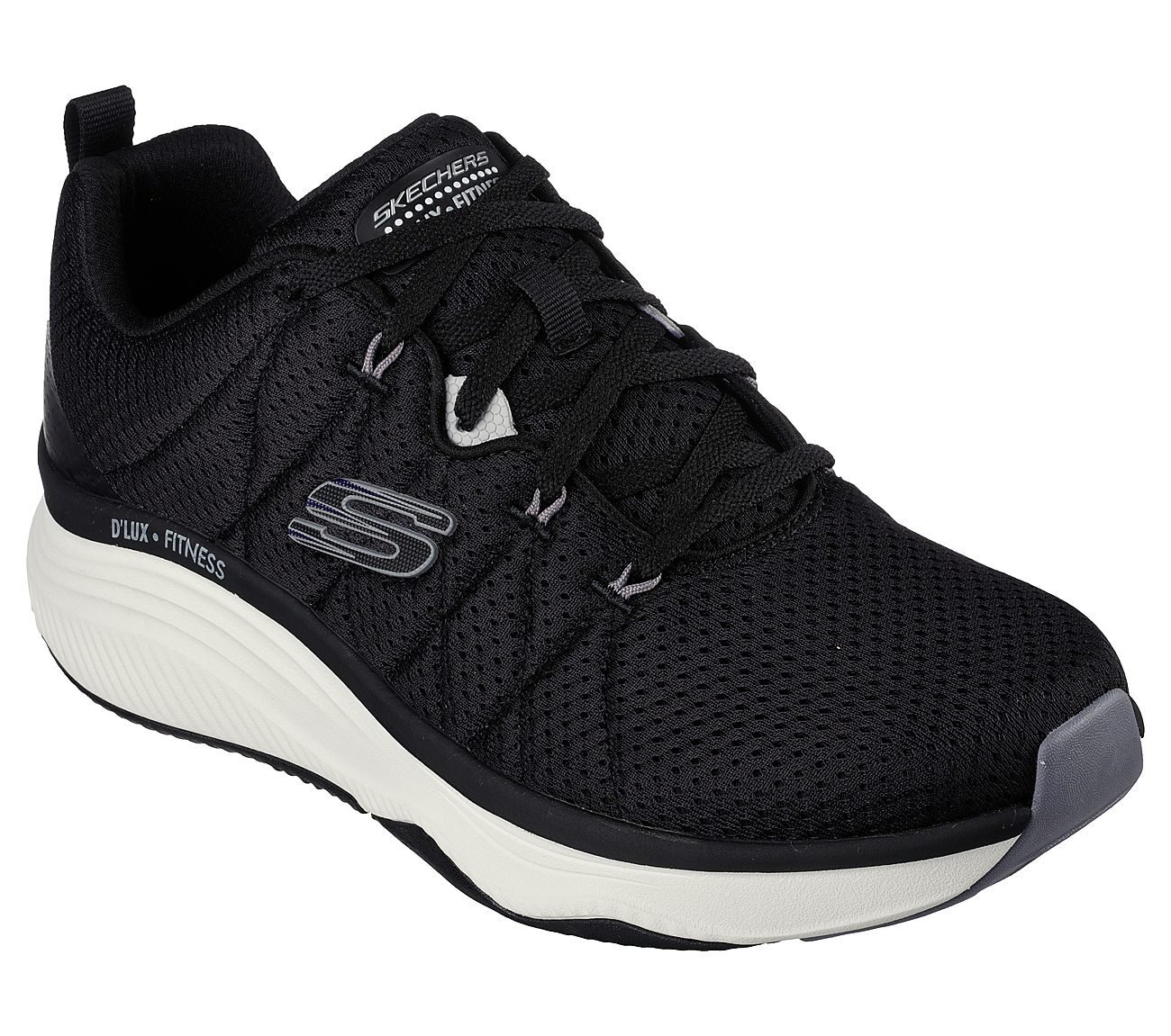 D'LUX FITNESS - KASTER, BLACK/WHITE Footwear Right View