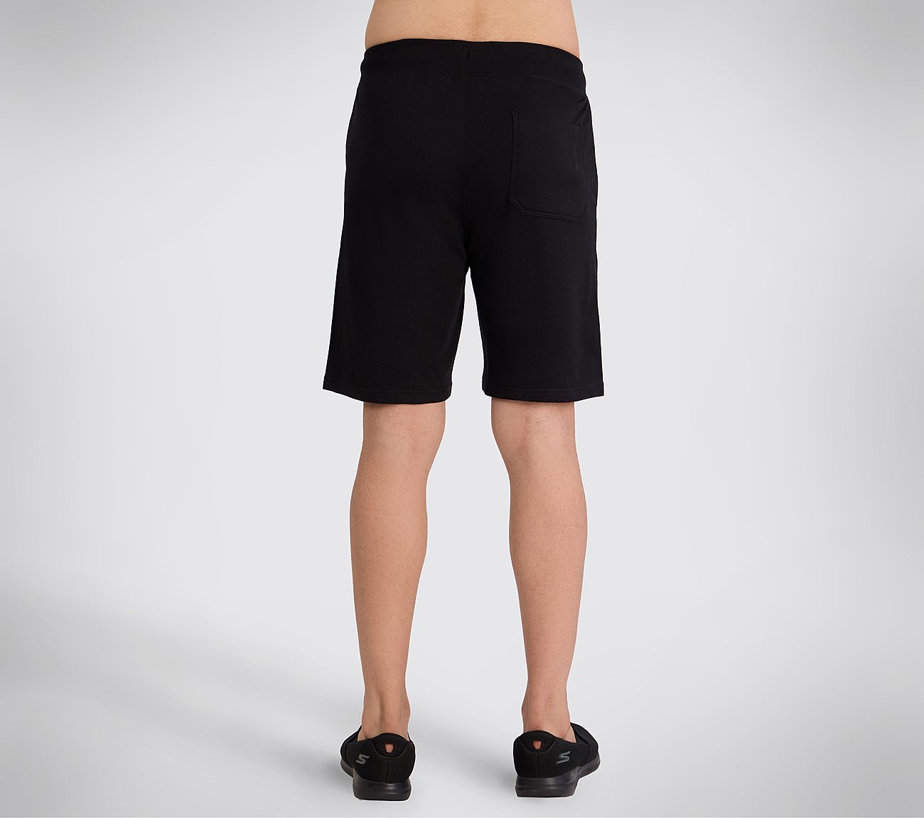 SKECHERS BASIC SHORTS, BLACK Apparel Bottom View