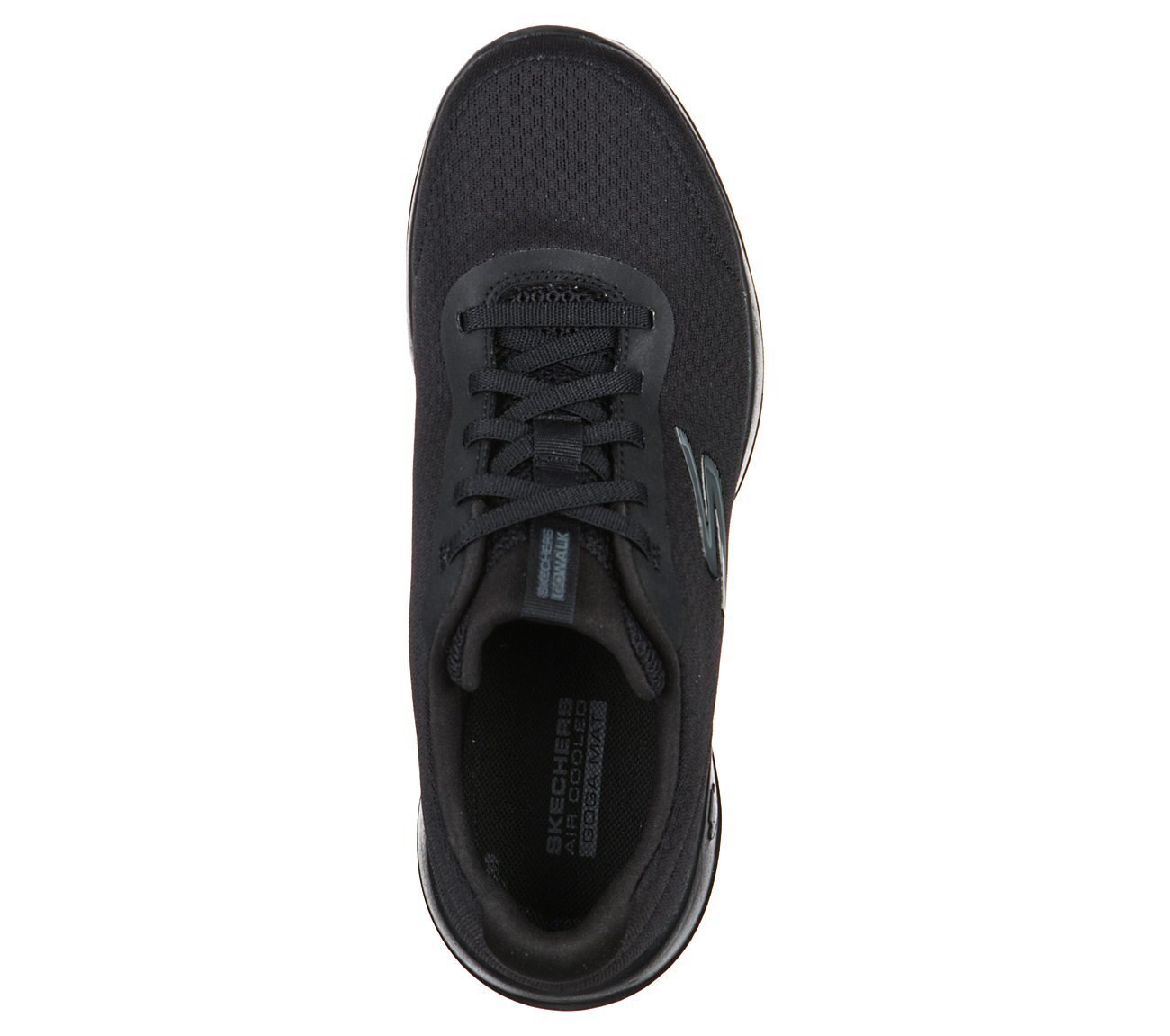 GO WALK JOY - ECSTATIC, BBLACK Footwear Top View