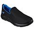 GO WALK MAX-DEED, BLACK/BLUE Footwear Lateral View