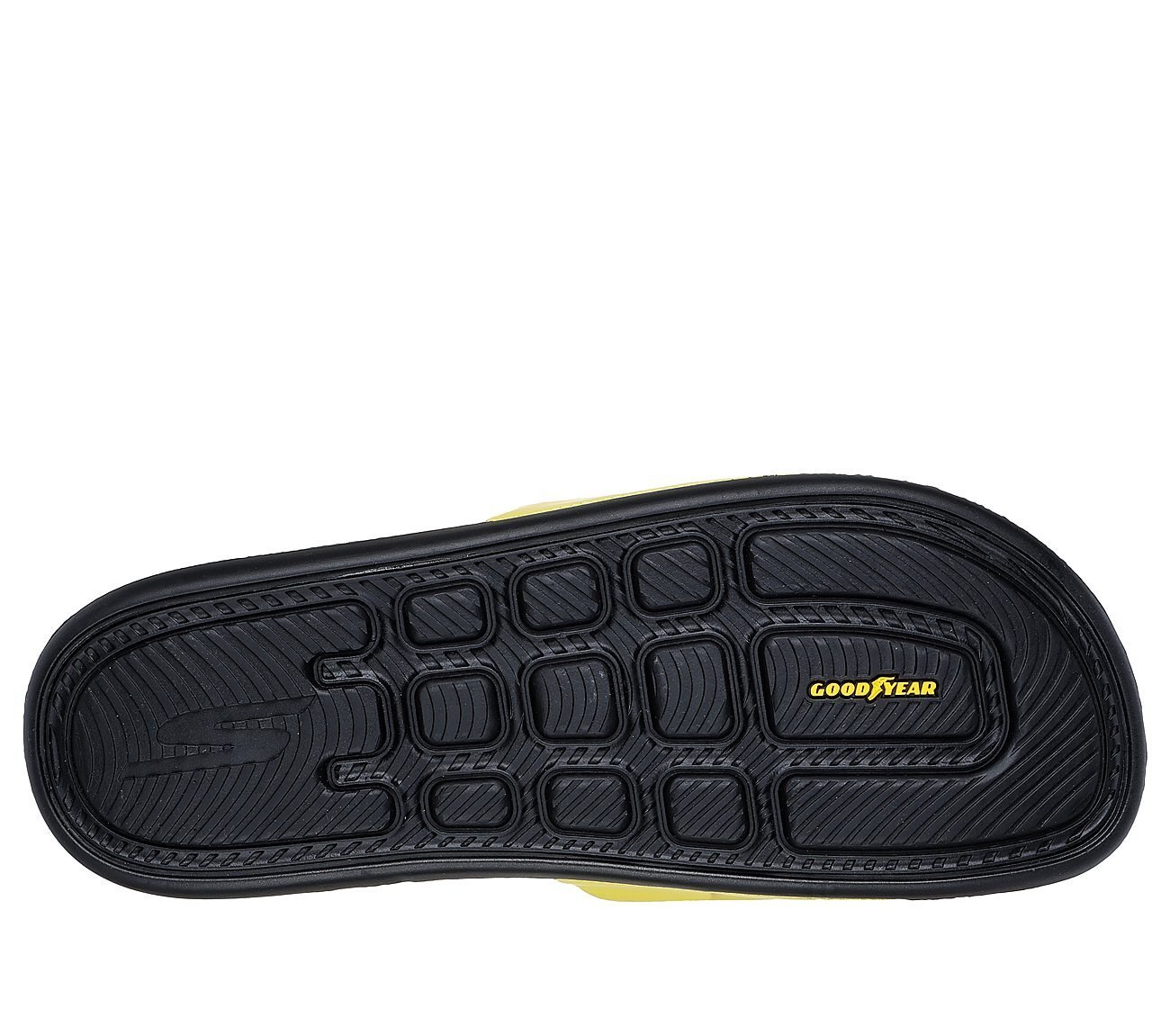 HYPER SLIDE - DERIVER, YELLOW/BLACK Footwear Bottom View