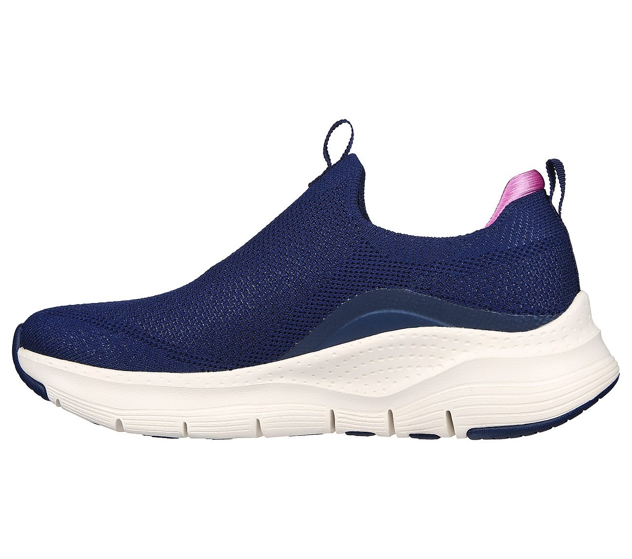 ARCH FIT-KEEP IT UP, NAVY/PURPLE Footwear Left View