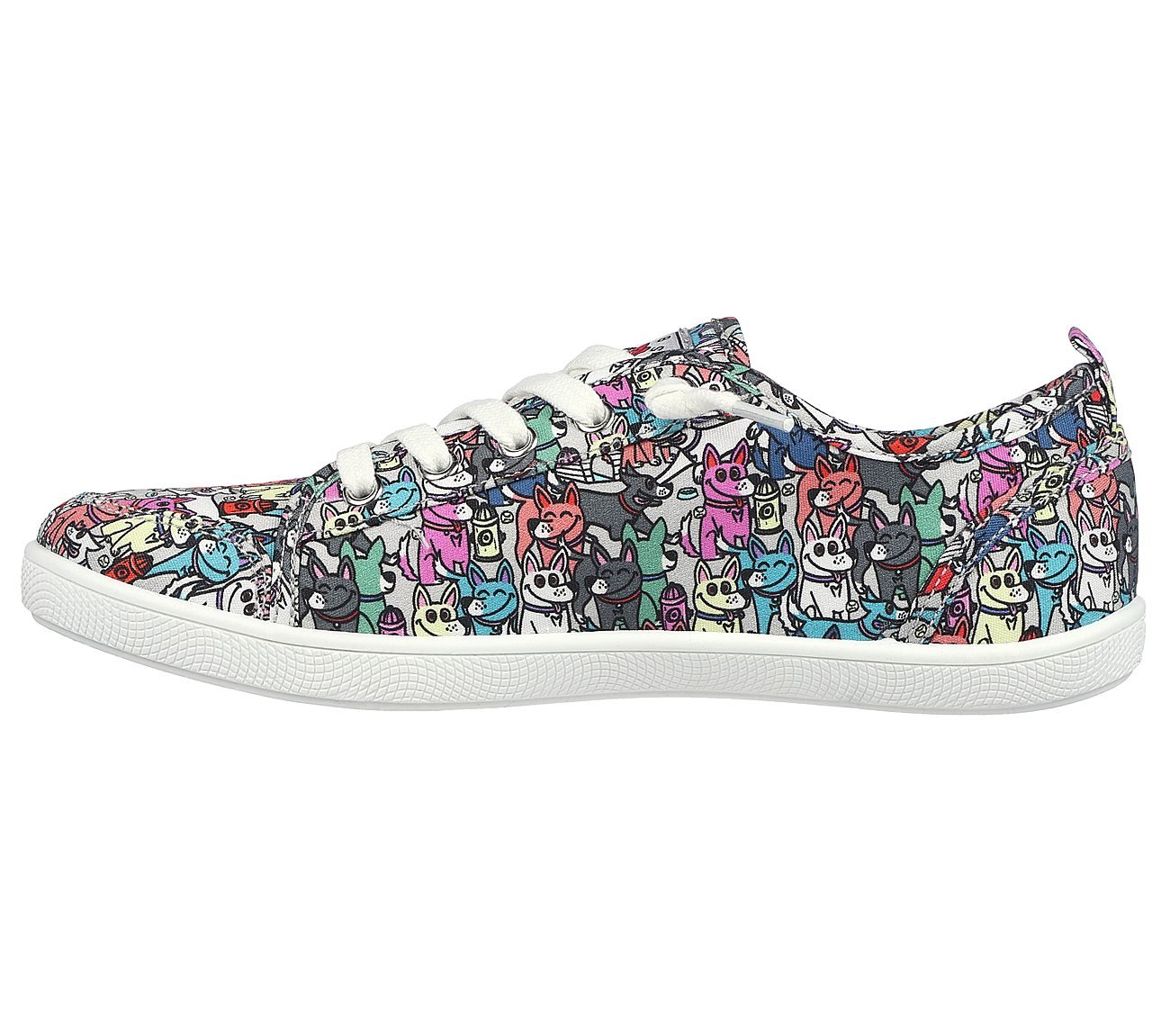 BOBS B CUTE-FRIENDS FUR-EVER, GREY/MULTI Footwear Left View