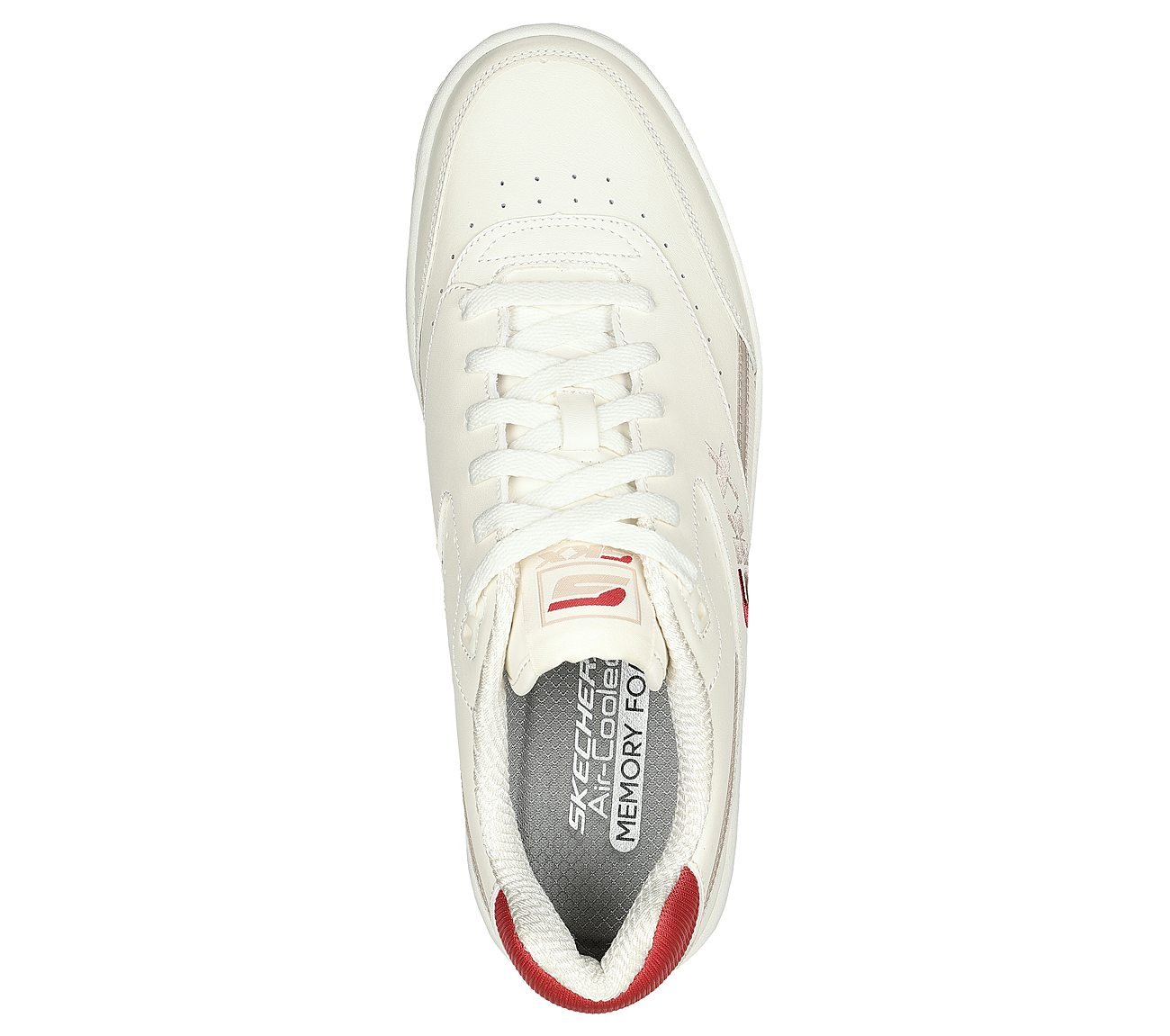 SPORT COURT 92 - TELMONT, OFF WHITE Footwear Top View