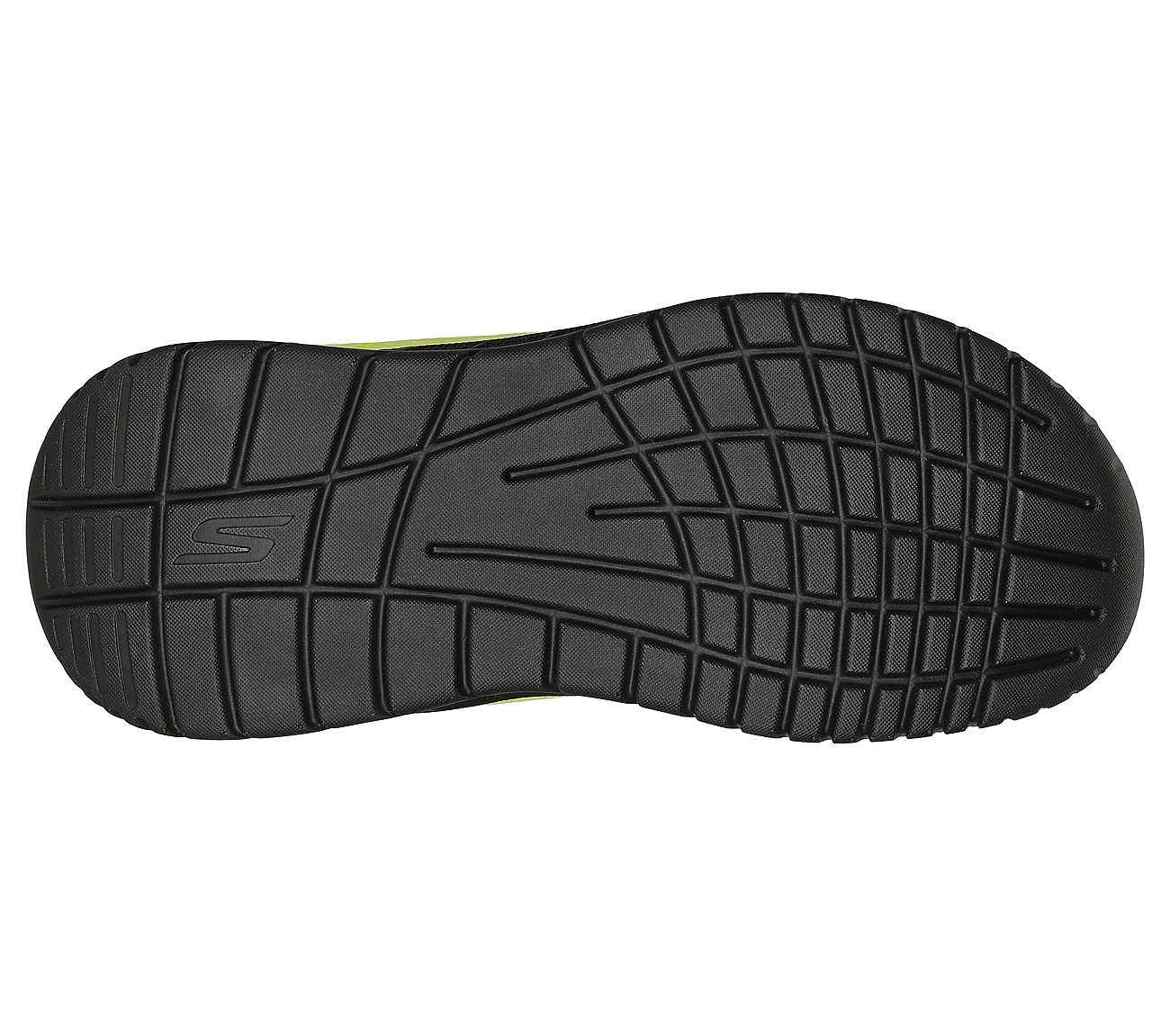 GO RECOVER SANDAL, LIME/BLACK Footwear Bottom View