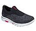 GO WALK 5-ENLIGHTEN, BLACK/MULTI Footwear Lateral View