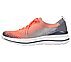 GO WALK STRETCH FIT, CHARCOAL/CORAL Footwear Left View