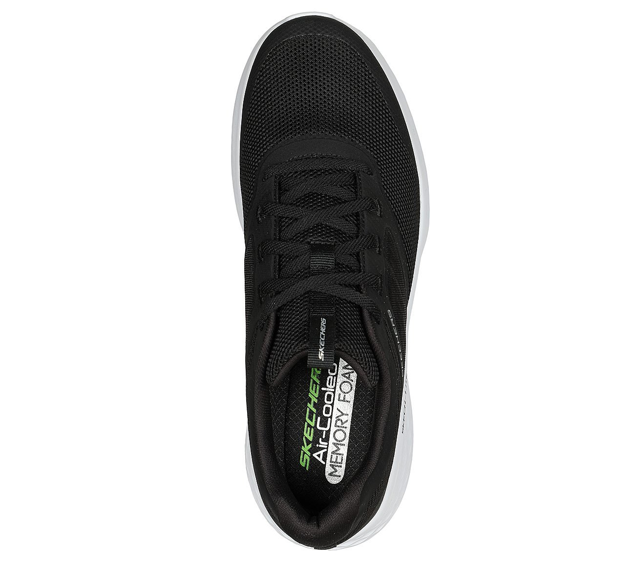 SKECH-LITE PRO, BLACK/WHITE Footwear Top View