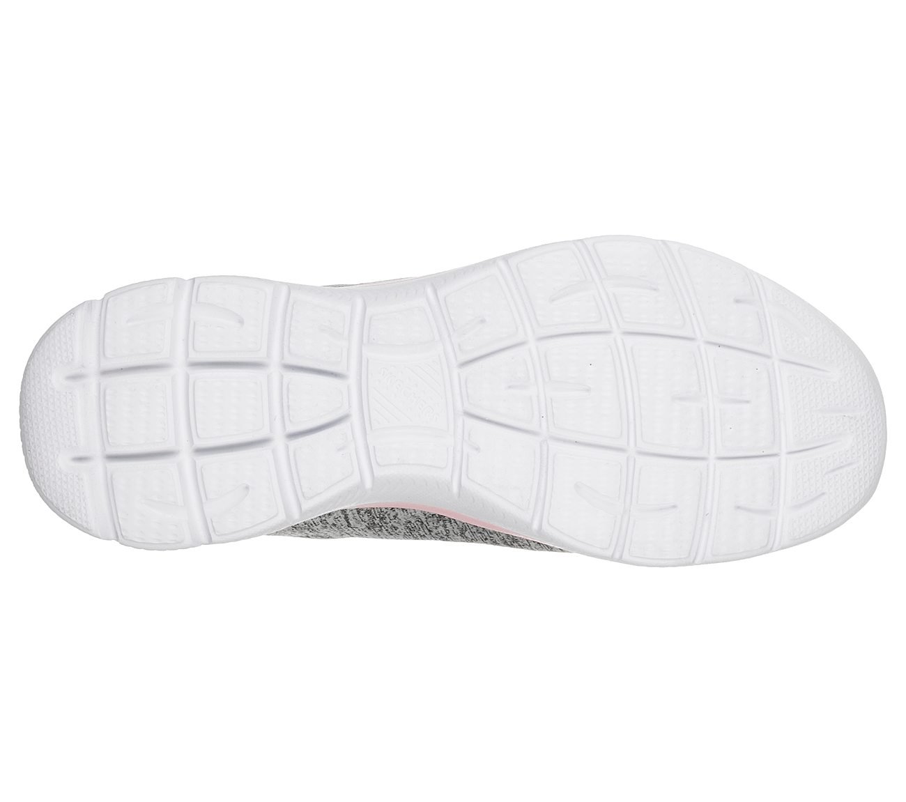 SUMMITS - QUICK GETAWAY, GRAY/LIGHT PINK Footwear Bottom View