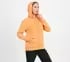 WOMENS BASIC FRONT OPEN HOODIE, Orange