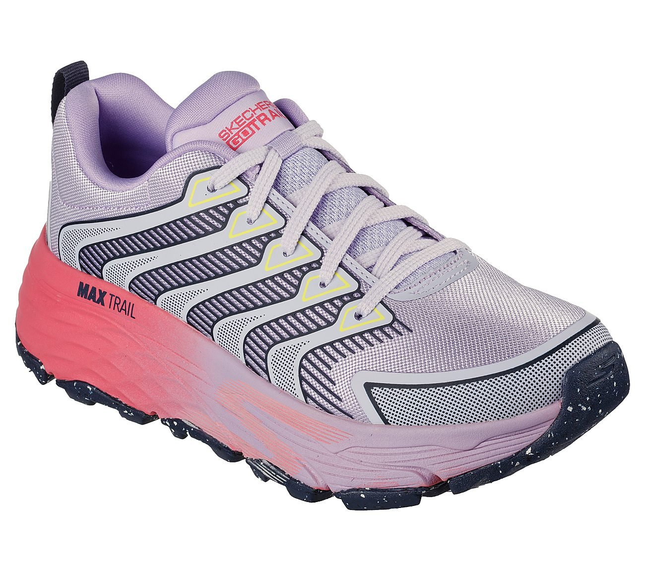 MAX CUSHIONING ELITE TRAIL, LAVENDER/MULTI Footwear Right View