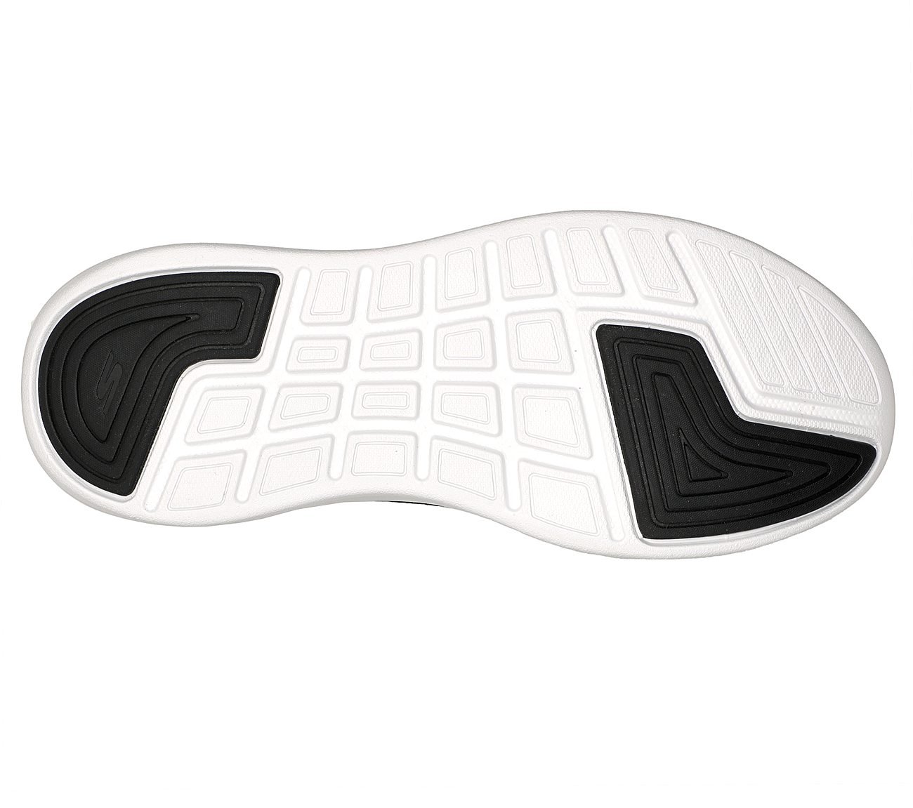 MAX CUSHIONING ESSENTIAL, BLACK/WHITE Footwear Bottom View