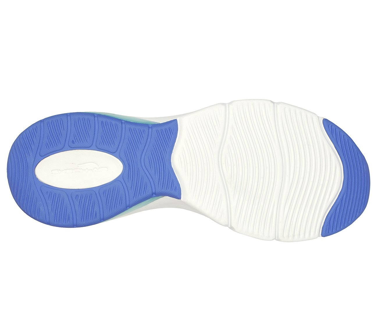 SKECH-AIR EXTREME 2.0-TIMELES, NAVY/LIGHT BLUE Footwear Bottom View