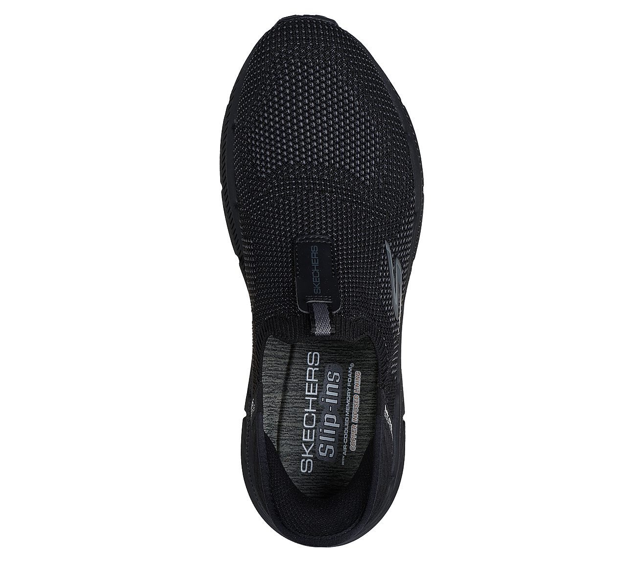 SKECHERS SLIP-INS: MAX CUSHIONING PREMIER 2, BBLACK Footwear Top View