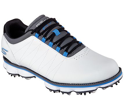 GO GOLF PRO, WHITE/GREY/BLUE Footwear Lateral View