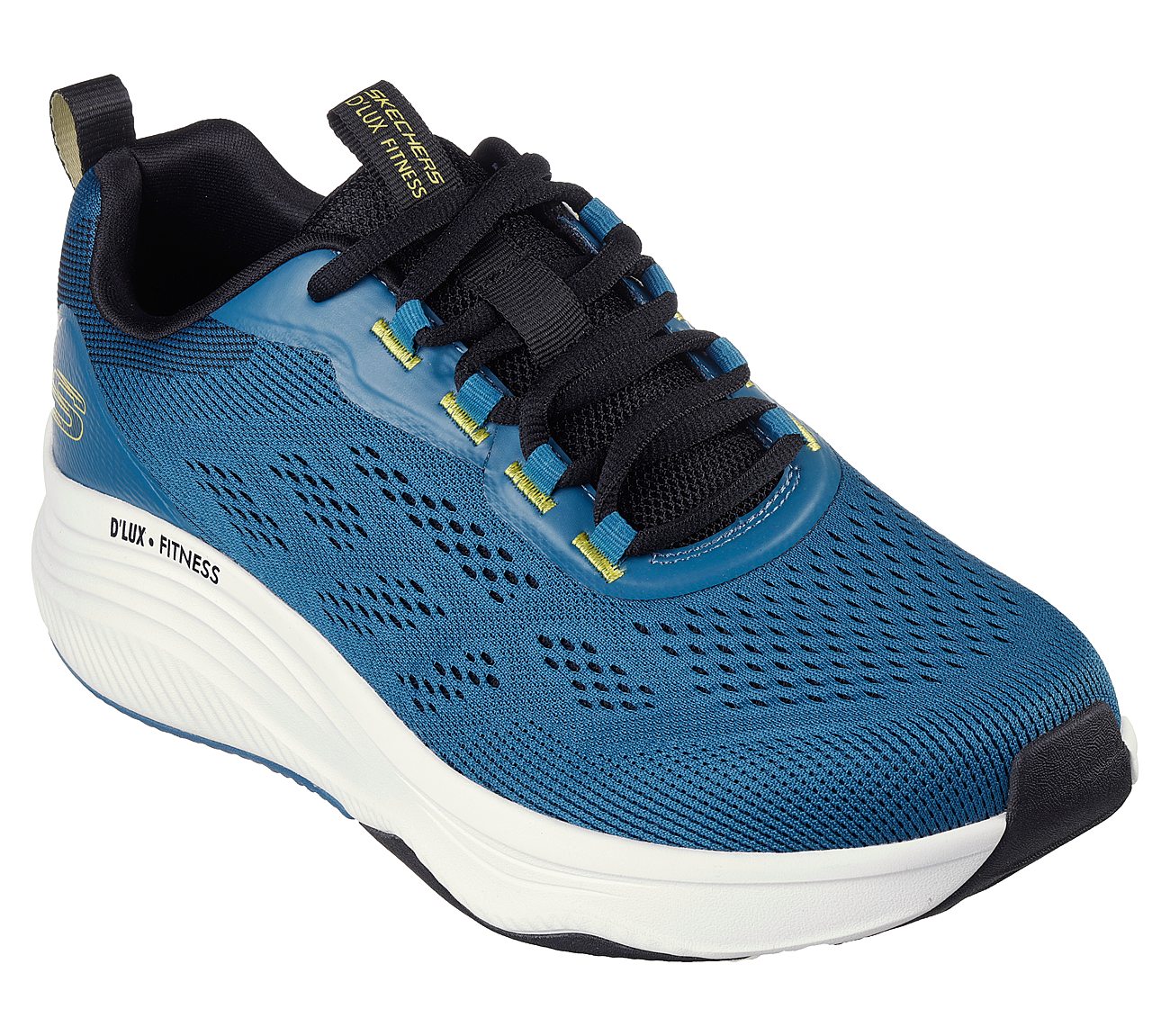 D'LUX FITNESS-NEW AFFINITY, TEAL/BLACK Footwear Right View