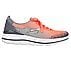 GO WALK STRETCH FIT, CHARCOAL/CORAL Footwear Lateral View