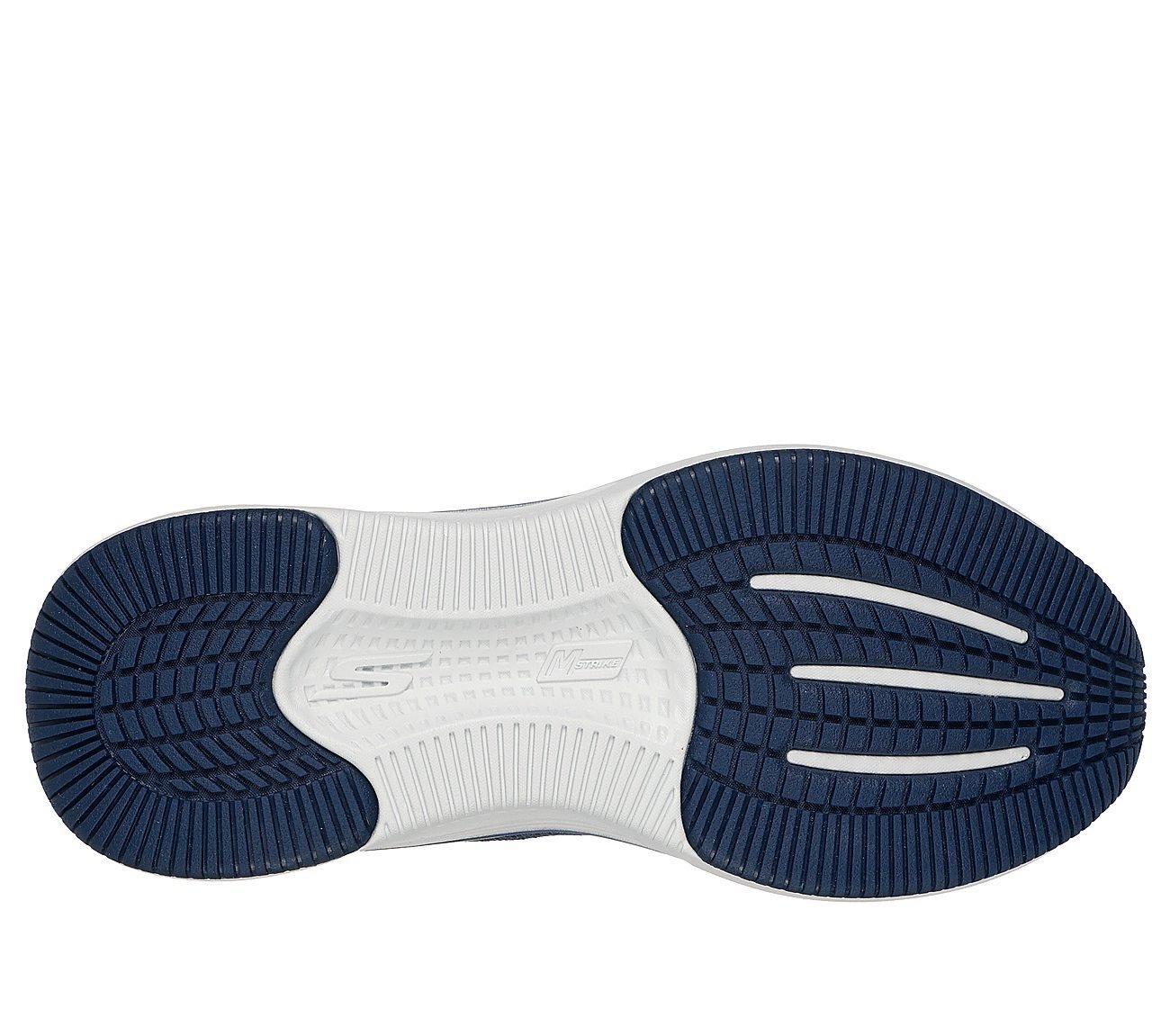 GO RUN ELEVATE 2, NAVY/LAVENDER Footwear Bottom View