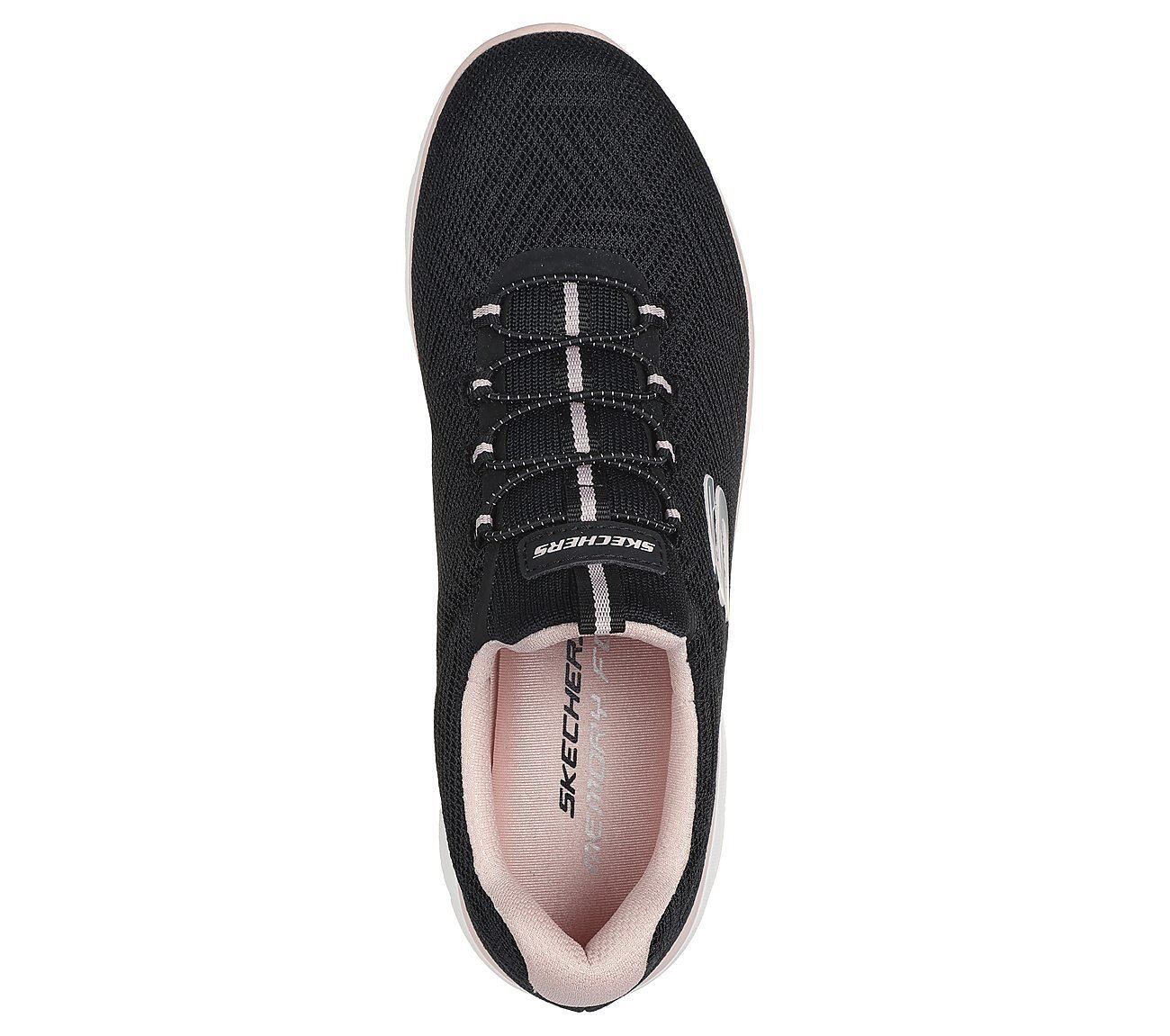 SUMMITS - ARTISTRY CHIC, BLACK/PINK Footwear Top View