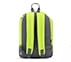 TREKKING BACKPACK WITH FRONT, GREEN/YELLOW