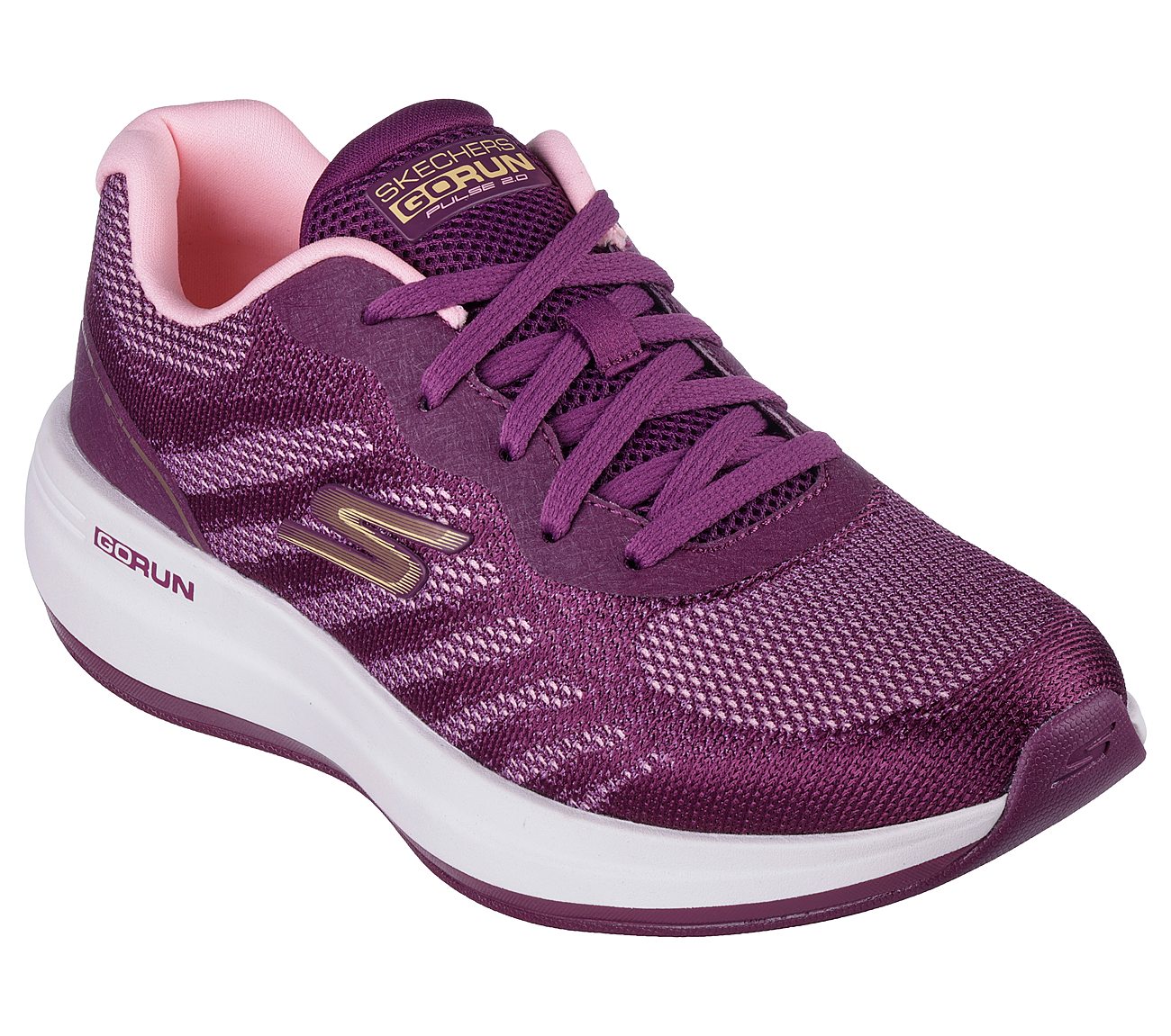 Skechers go run hot sale 4 womens purple