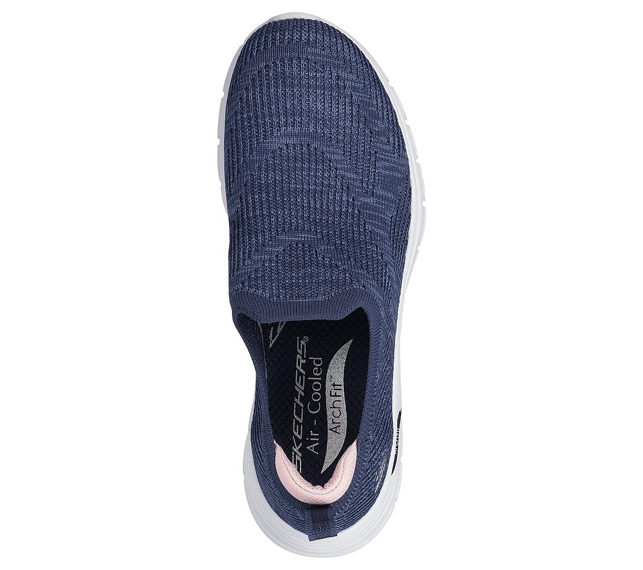 ARCH FIT VISTA - INSPIRATION, NAVY/PINK Footwear Top View