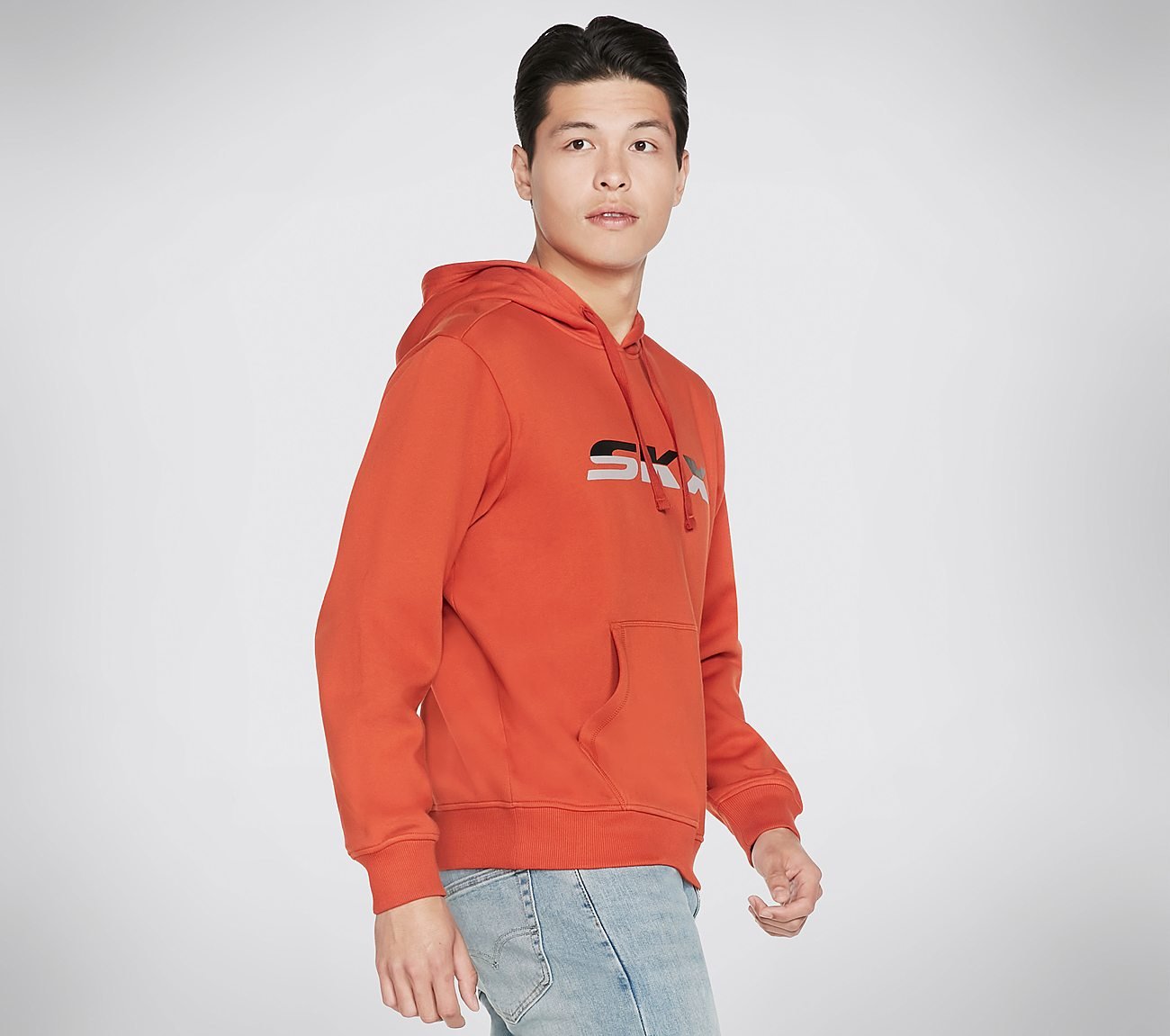 Skechers on sale hoodie orange