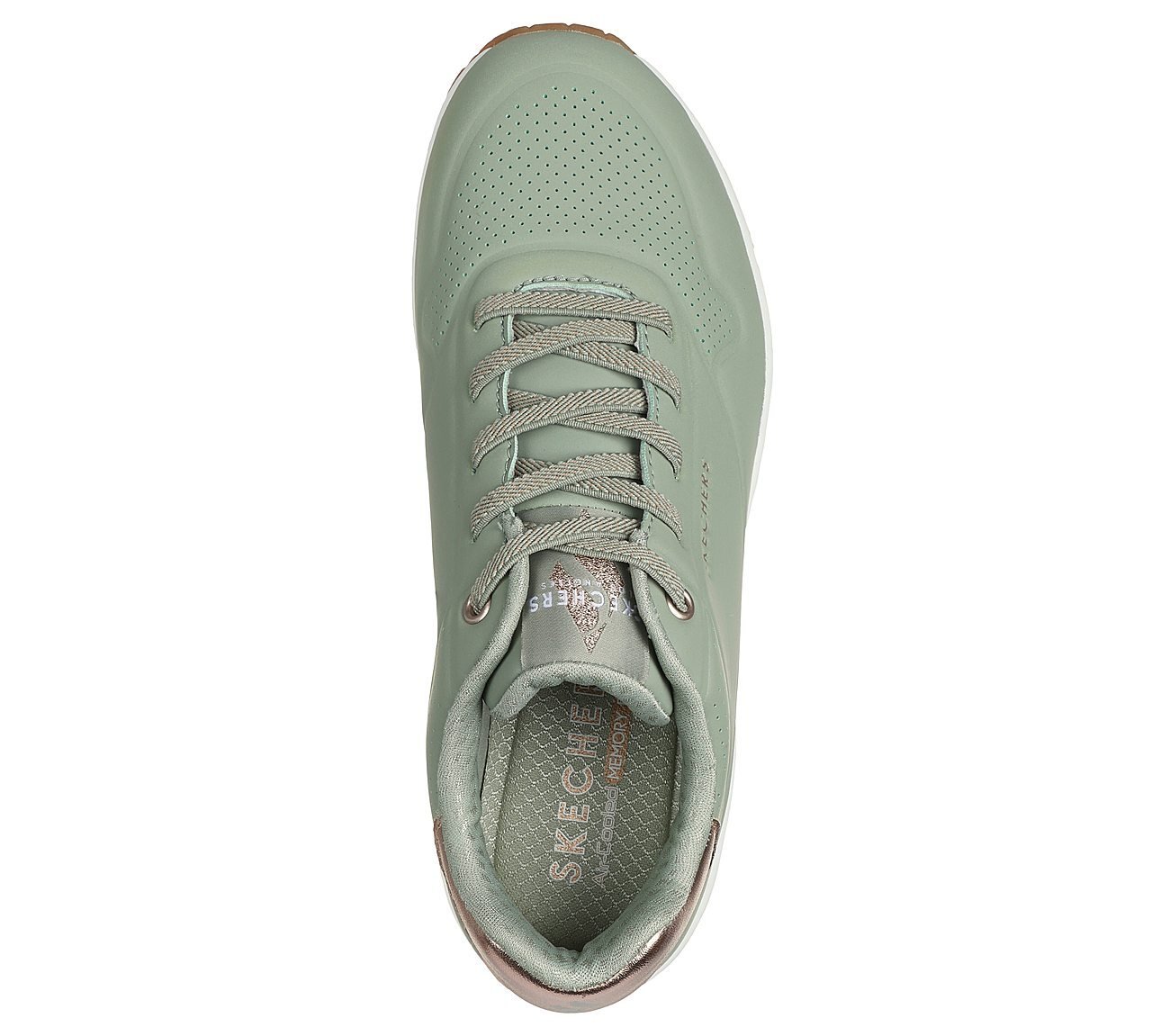 UNO - SHIMMER AWAY, SAGE Footwear Top View