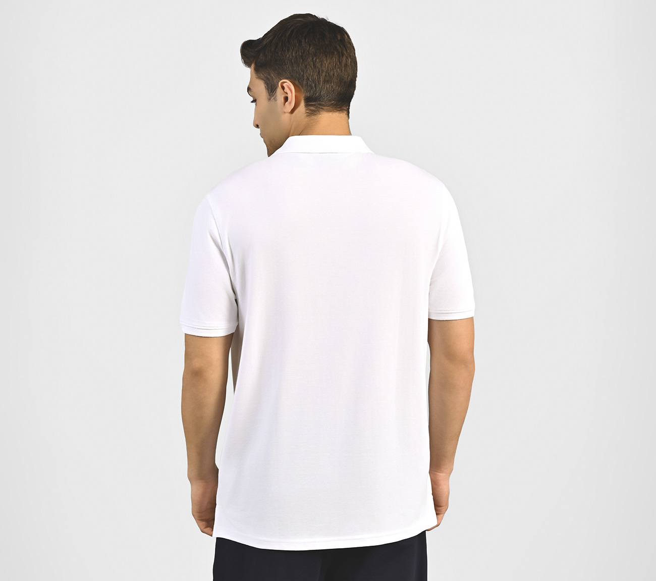 MENS CORE POLO, WHITE Apparel Left View