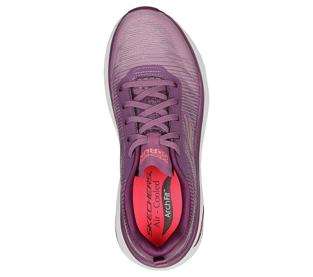 MAX CUSHIONING ARCH FIT - DEL, PURPLE/PINK Footwear Top View