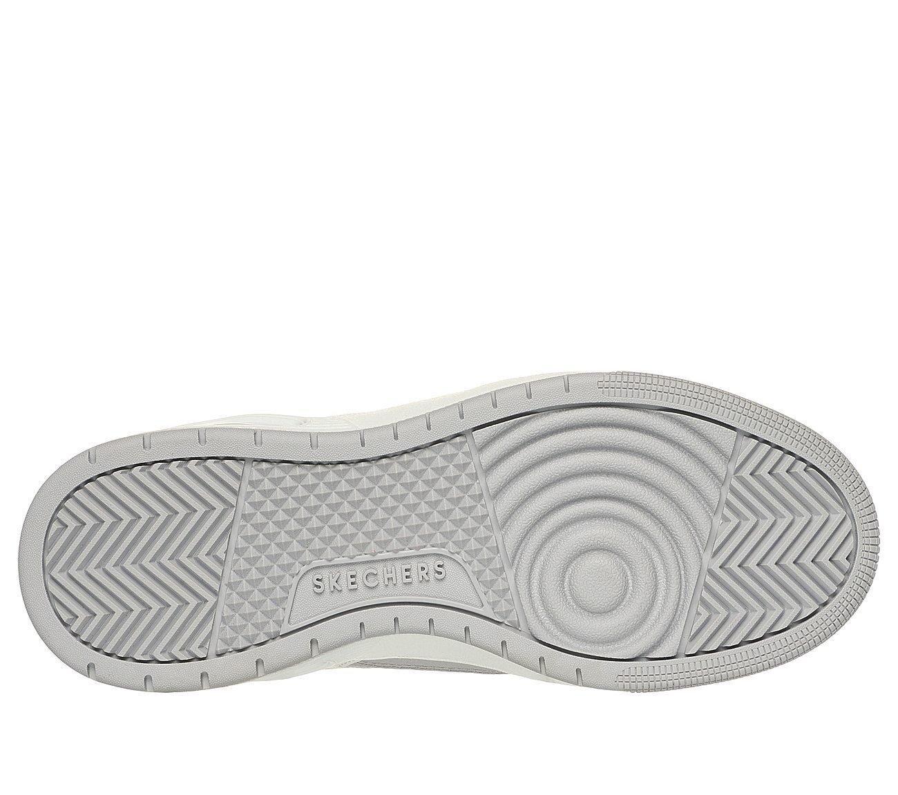 UNO COURT - COURTED STYLE, WHITE/LAVENDER Footwear Bottom View