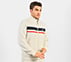 PERFORMANCE TRACK JACKET, NATURAL/GREY