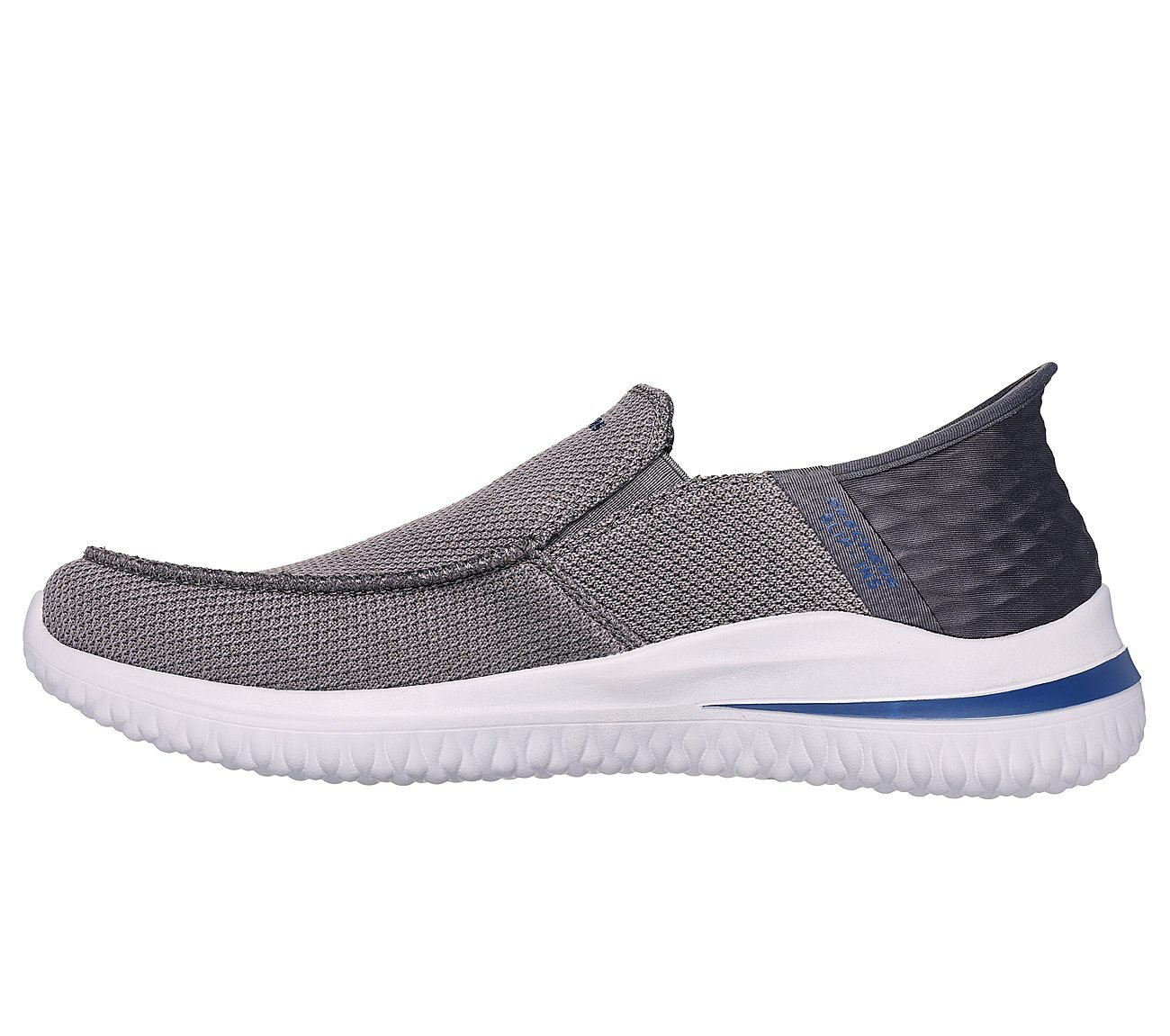 SKECHERS SLIP-INS: DELSON 3.0 - CABRINO, GREY Footwear Left View