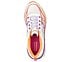 MAX CUSHIONING ELITE-EVEN STR, WHITE ORANGE Footwear Top View