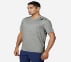 GODRI SWIFT T-SHIRT, LIGHT GREY Apparels Top View