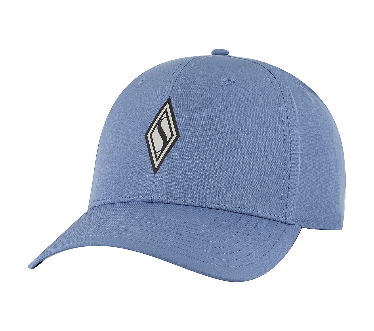 SKECHWEAVE DIAMOND SNAPBACK HAT, BLUE/GREY Accessories Lateral View