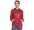 DIAMOND LEGACY PULLOVER HOODIE, RED Apparels Lateral View