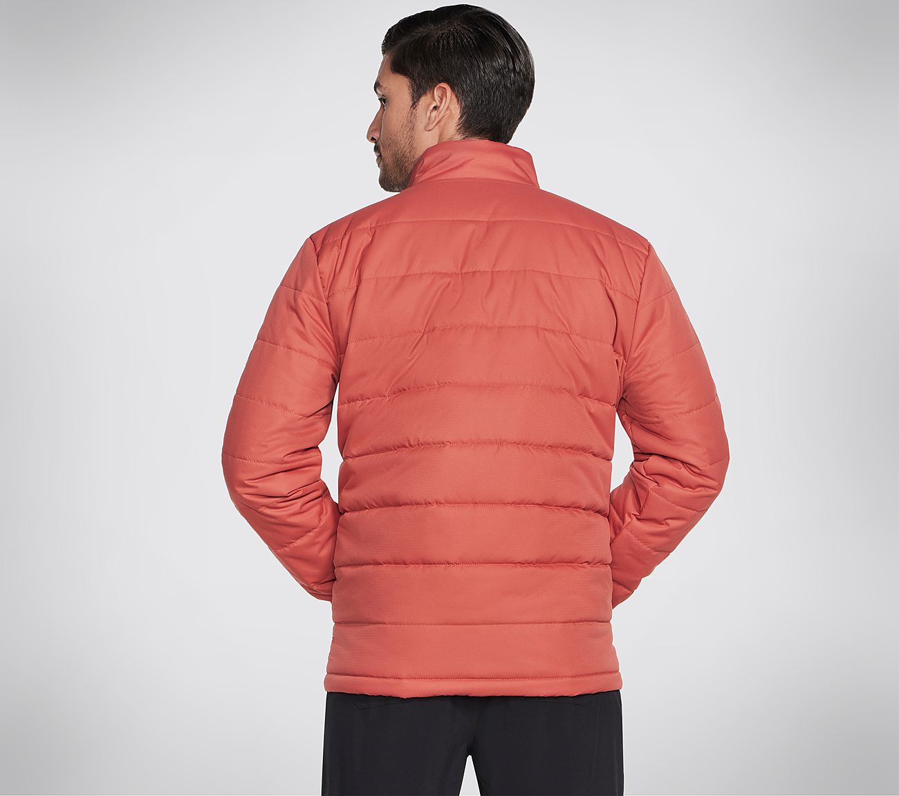 GOSHIELD JACKET, BURGUNDY/ORANGE Apparels Top View