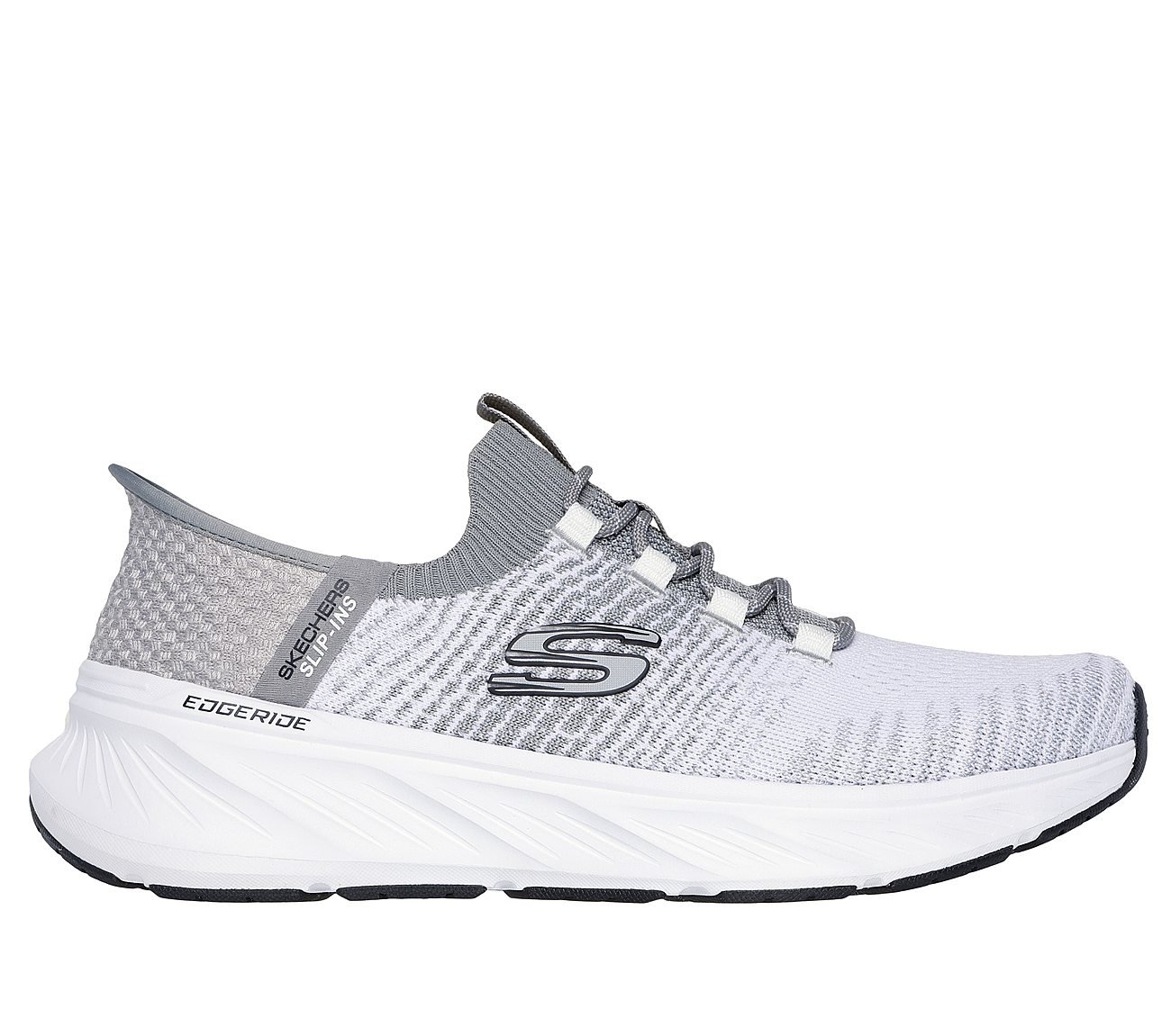 EDGERIDE - RAYGO, WHITE/GREY Footwear Lateral View