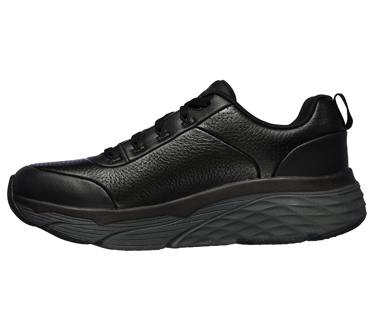 Skechers Black Max Cushioning Elite Lucid Mens Leather Shoes - Style ID ...