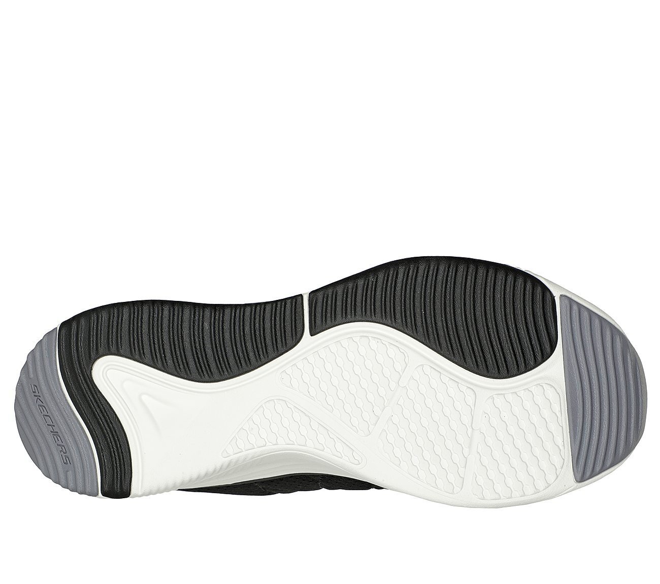 D'LUX FITNESS - KASTER, BLACK/WHITE Footwear Bottom View