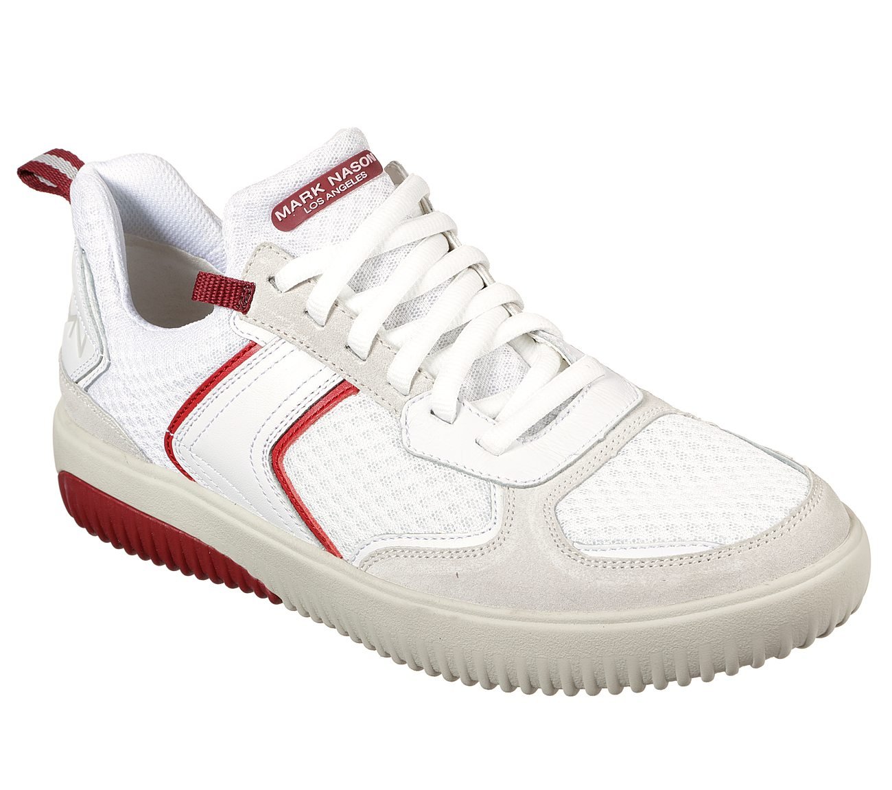 RIDGE - ROLLIE, WHITE/RED Footwear Lateral View