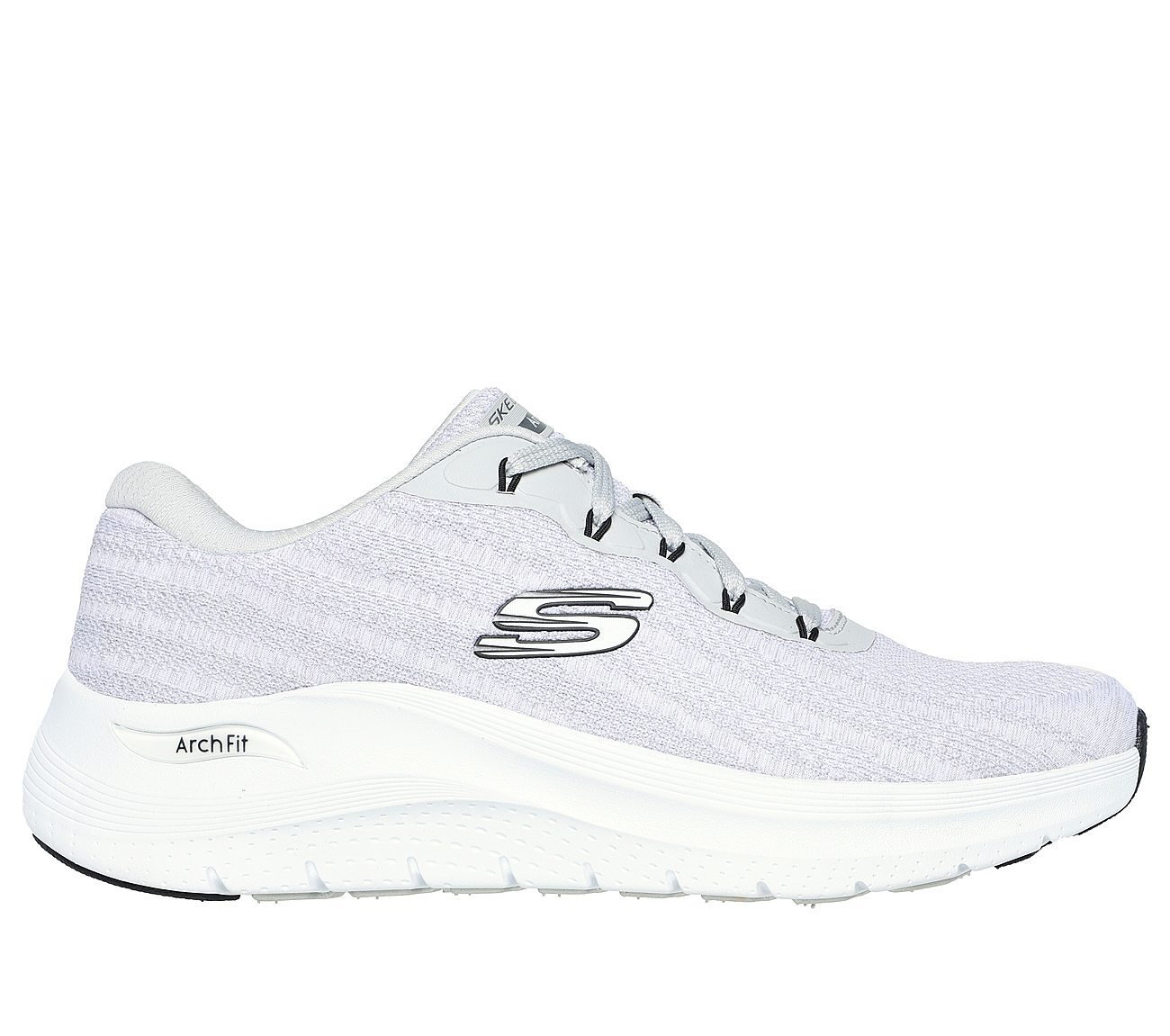 ARCH FIT 2, WHITE/GREY Footwear Lateral View